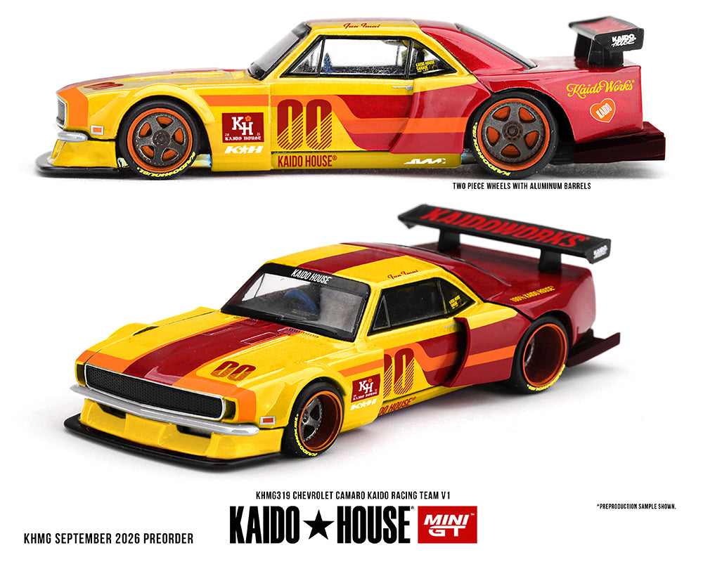 PRE-ORDER Mini GT x Kaido House 1:64 Chevrolet Camaro Kaido Racing Team V1 KHMG319