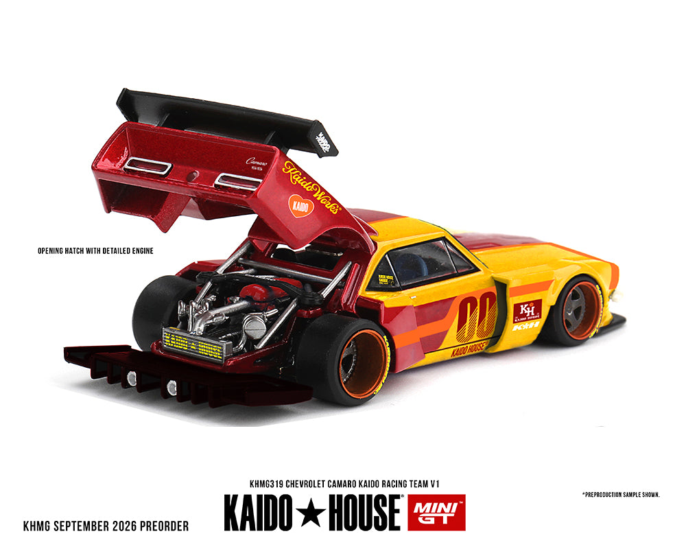 PRE-ORDER Mini GT x Kaido House 1:64 Chevrolet Camaro Kaido Racing Team V1 KHMG319