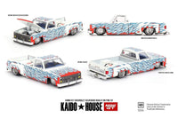 Thumbnail for PRE-ORDER Mini GT x Kaido House 1:64 Chevrolet Silverado Dually On Fire V2 KHMG157