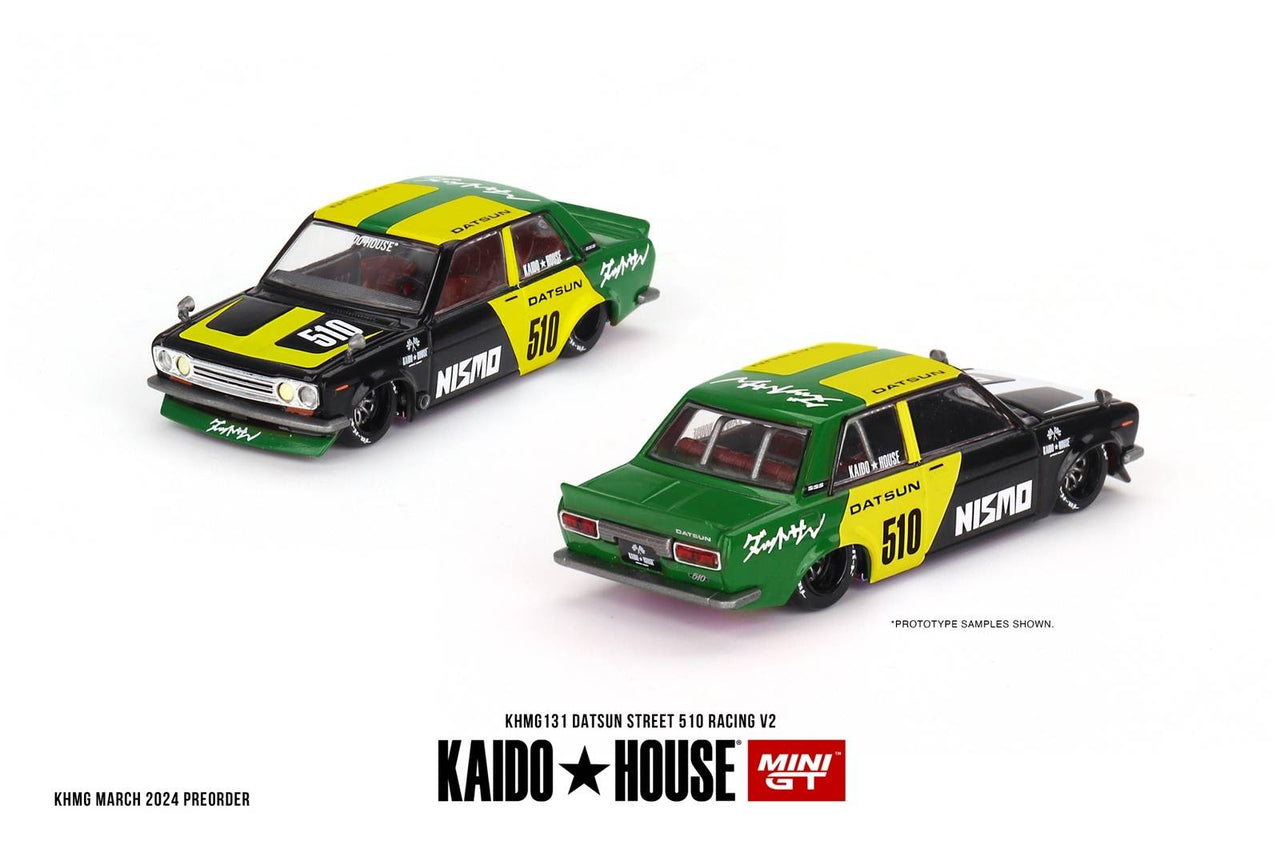 PRE-ORDER Mini GT x Kaido House 1:64 Datsun 510 Racing V2 KHMG131