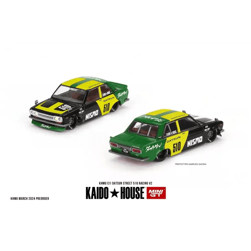 PRE-ORDER Mini GT x Kaido House 1:64 Datsun 510 Racing V2 KHMG131