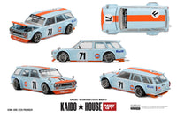 Thumbnail for PRE-ORDER Mini GT x Kaido House 1:64 Datsun KAIDO 510 GULF Wagon V1 KHMG302