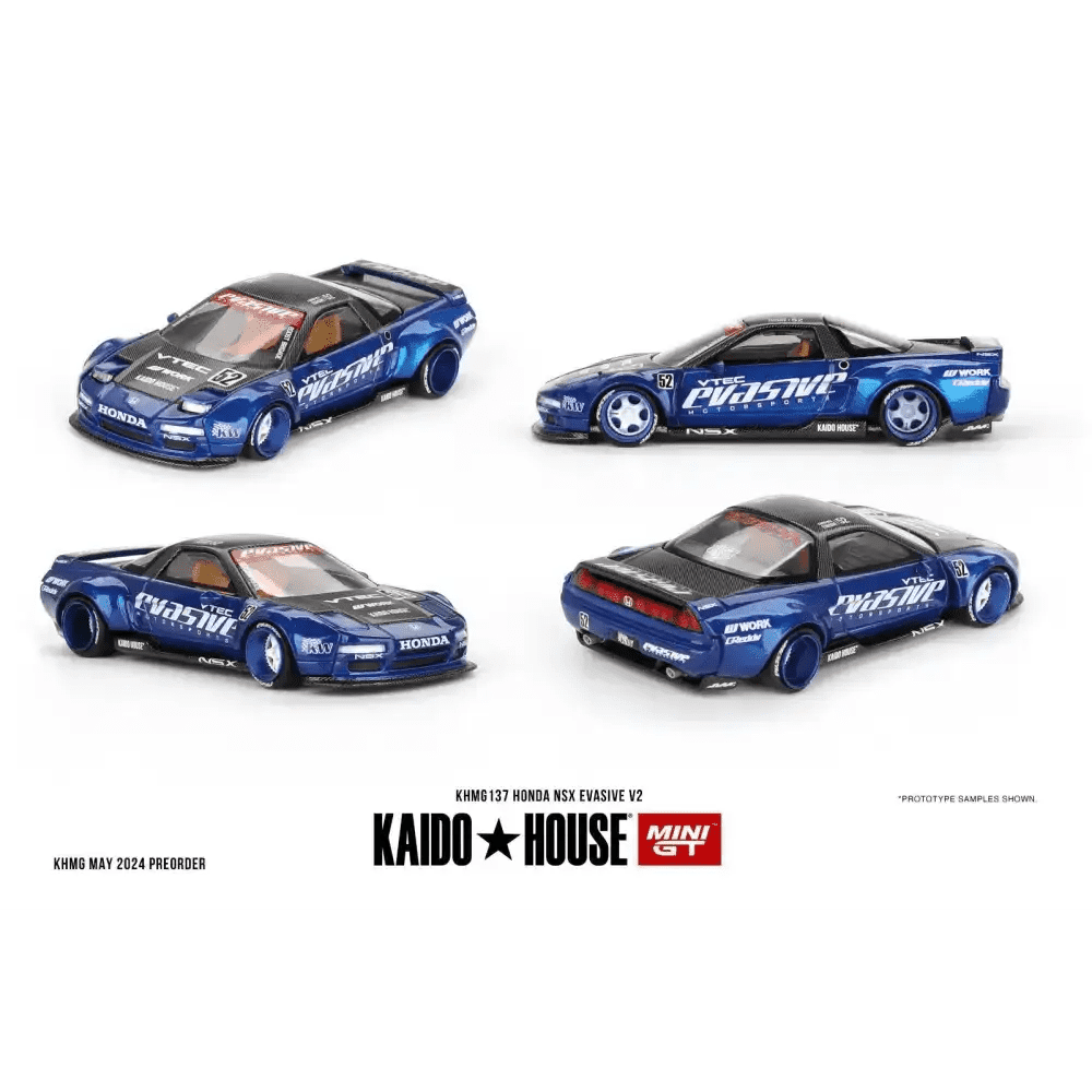 PRE-ORDER Mini GT x Kaido House 1:64 Honda NSX Evasive V2 KHMG137