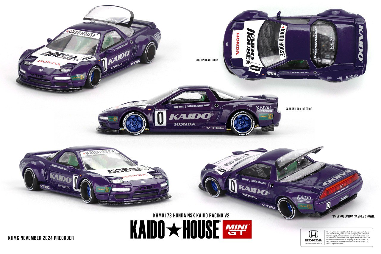 PRE-ORDER Mini GT x Kaido House 1:64 Honda NSX Kaido Racing V2 KHMG173