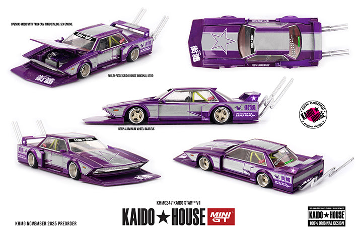 PRE-ORDER Mini GT x Kaido House 1:64 KAIDO STAR V1 KHMG247