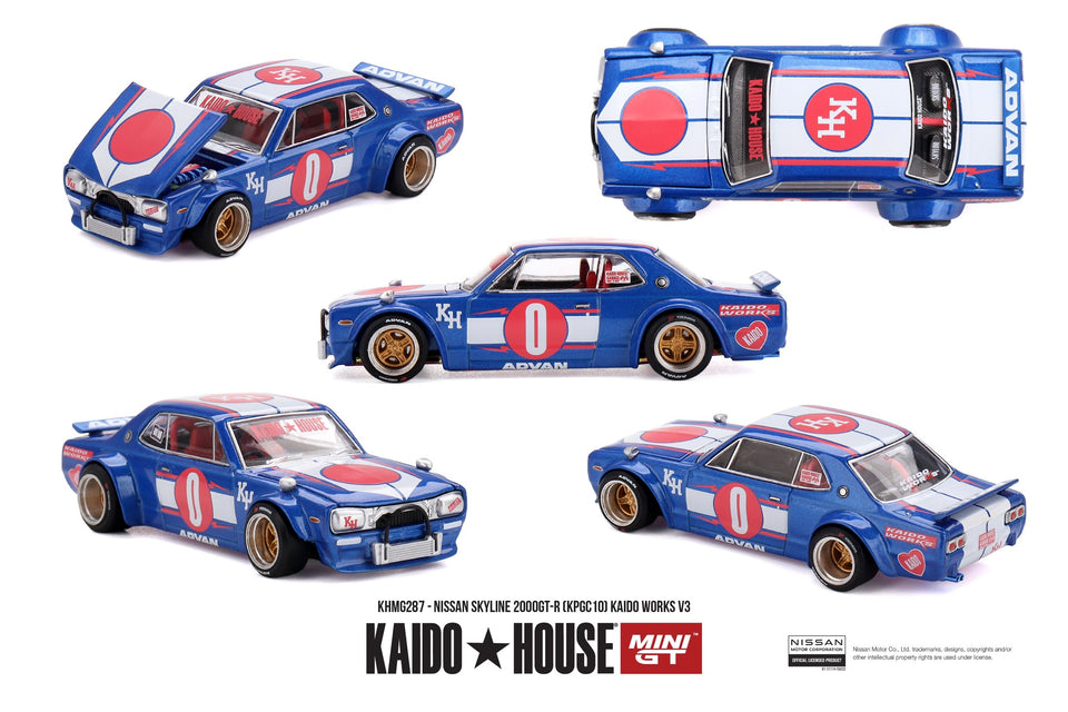 Mini GT x Kaido House 1:64 Nissan Skyline 2000GT-R (KPGC10