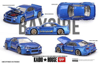 Thumbnail for PRE-ORDER Mini GT x Kaido House 1:64 Nissan Skyline GT-R R34 Kaido Works V2 Aero SHINJUKU V2 KHMG158