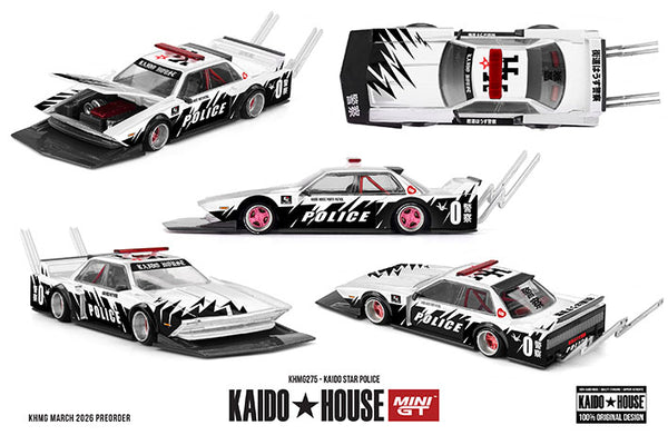 Mini GT x Kaido House 1:64KAIDO STAR POLICE KHMG275 – Little