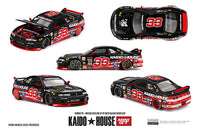 Thumbnail for PRE-ORDER Mini GT x Kaido house 1:64 Nissan Skyline GT-R R33 Black Kaido Cat KHMG276