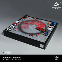 Thumbnail for PRE-ORDER MoreArt 1:64 Car Drift Turntable Scene Model 01