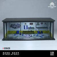 Thumbnail for PRE-ORDER MoreArt 1:64 Diorama Grand Theft Auto Los Santos Customs Scene w/ Accessories