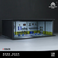 Thumbnail for PRE-ORDER MoreArt 1:64 Diorama Grand Theft Auto Los Santos Customs Scene w/ Accessories
