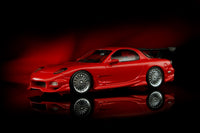 Thumbnail for PRE-ORDER Mortal 1:64 Veilside Mazda RX7 GT WING Red