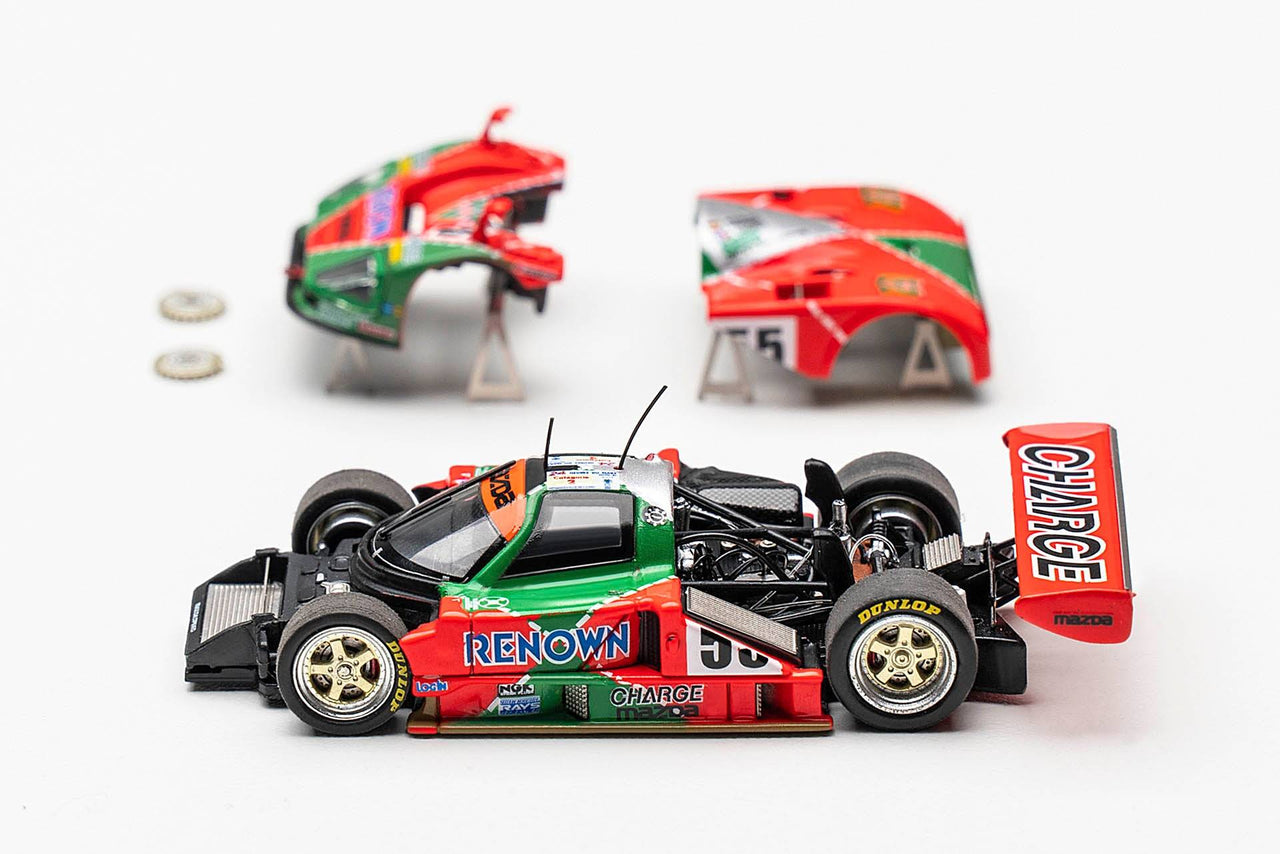 PRE-ORDER Motor Helix 1:64 Mazda 787B Renown #55 Champion Car