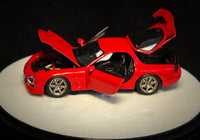 Thumbnail for PRE-ORDER PGM 1:64 Mazda RX-7 FD3S Red Luxury w/Turntable