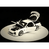 Thumbnail for PRE-ORDER PGM 1:64 Mazda RX-7 FD3S White Luxury w/Turntable