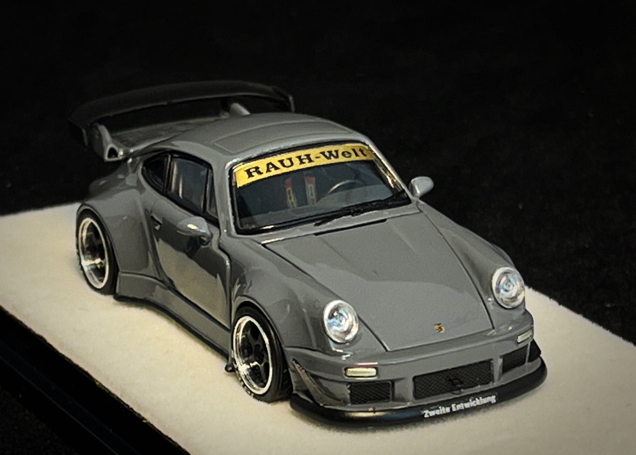 PRE-ORDER PGM 1:64 Porsche RWB930 Cement Grey