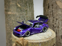 Thumbnail for PRE-ORDER PGM 1:64 Porsche RWB993, Purple