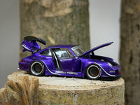 Thumbnail for PRE-ORDER PGM 1:64 Porsche RWB993, Purple