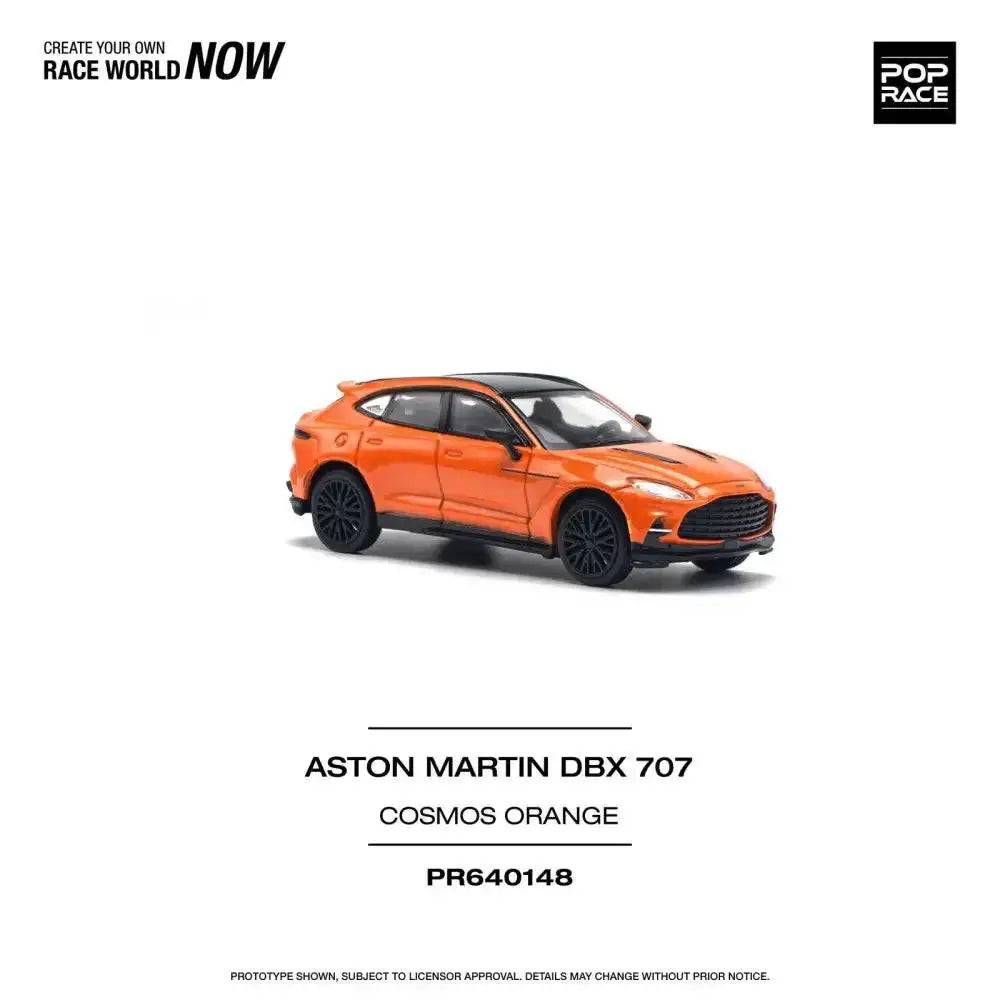 PRE-ORDER Pop Race 1:64 Aston Martin DBX 707 - Cosmos Orange