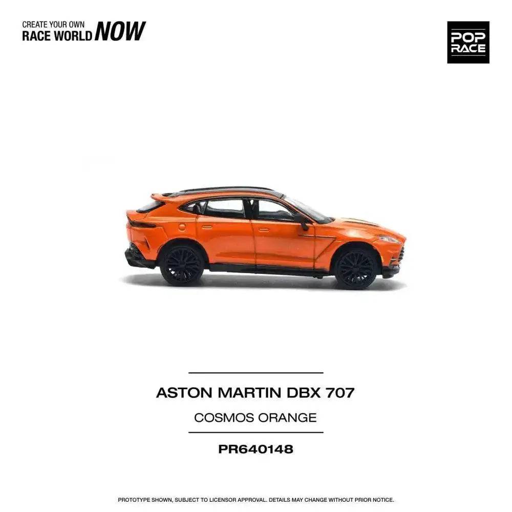 PRE-ORDER Pop Race 1:64 Aston Martin DBX 707 - Cosmos Orange