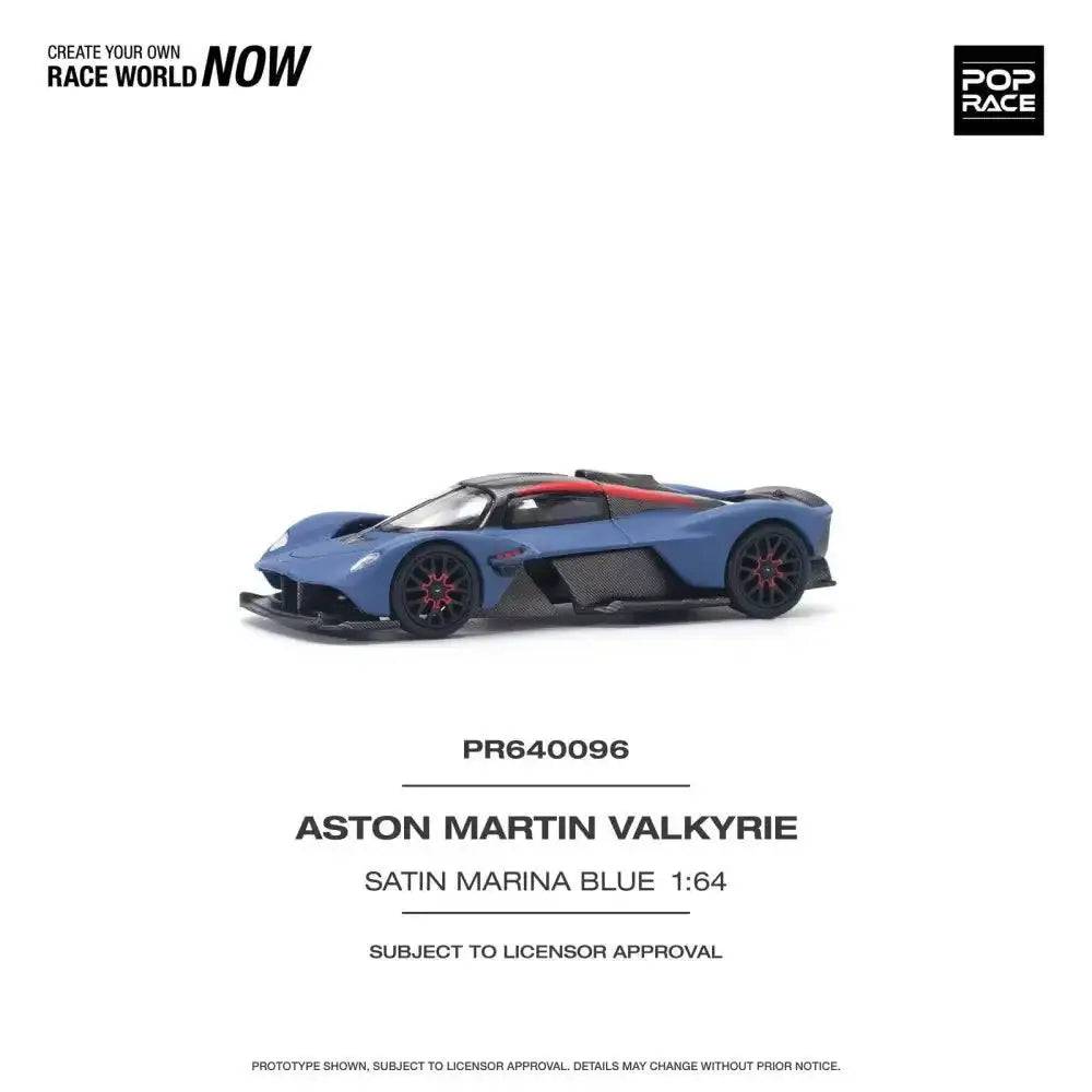 PRE-ORDER Pop Race 1:64 Aston Martin Valkyrie Marina Blue