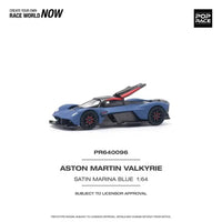 Thumbnail for PRE-ORDER Pop Race 1:64 Aston Martin Valkyrie Marina Blue