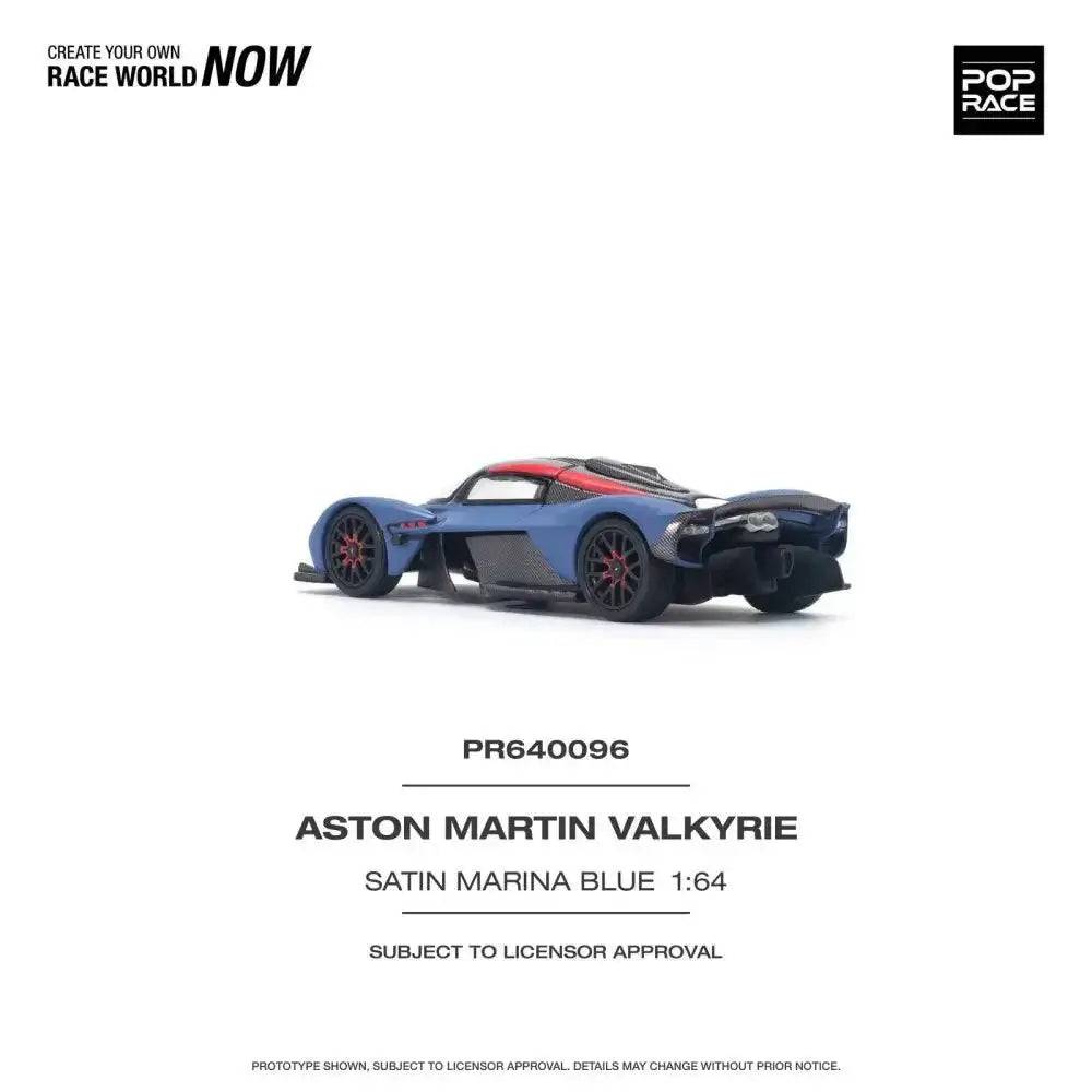 PRE-ORDER Pop Race 1:64 Aston Martin Valkyrie Marina Blue