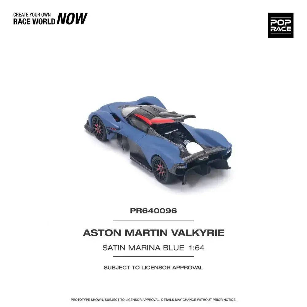 PRE-ORDER Pop Race 1:64 Aston Martin Valkyrie Marina Blue