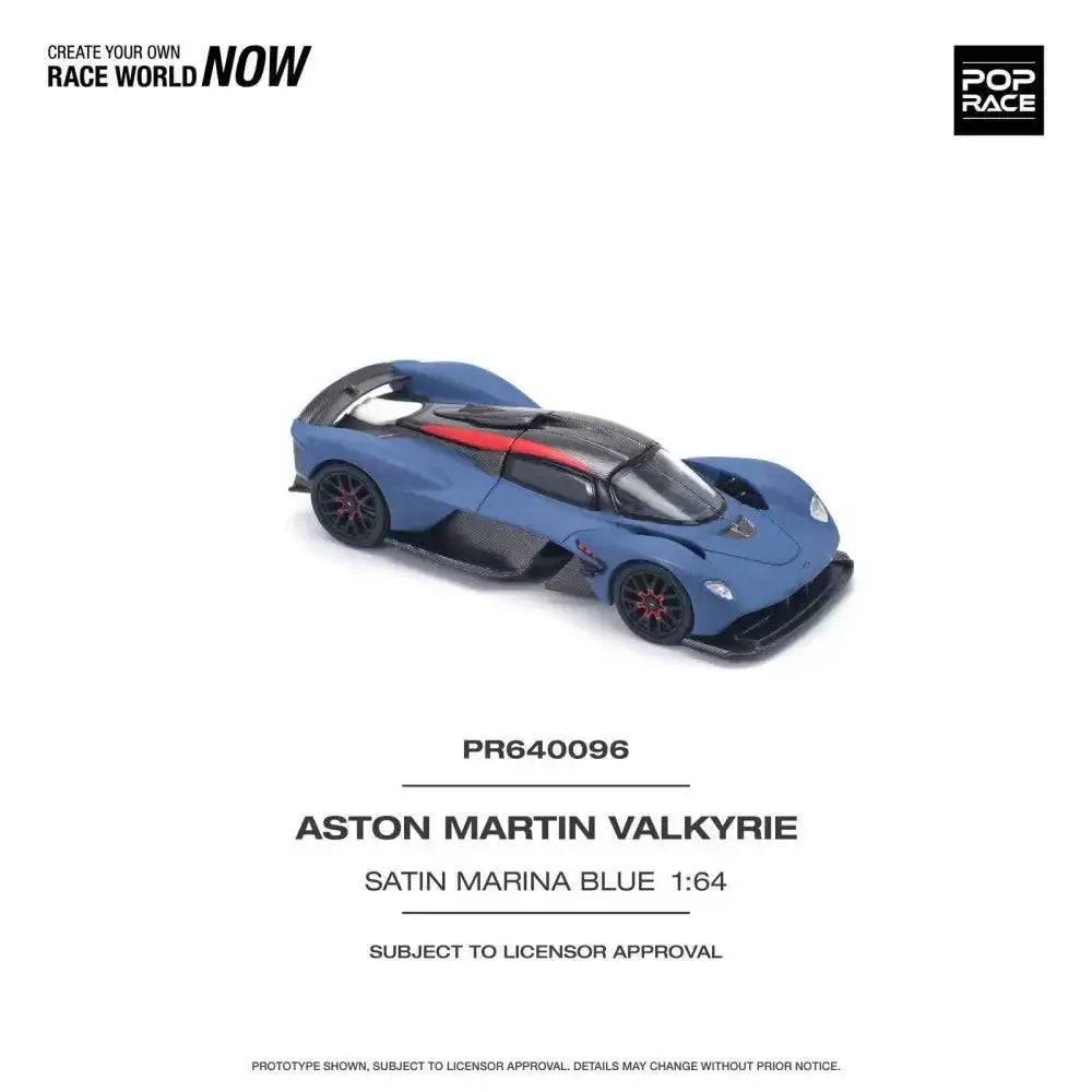 PRE-ORDER Pop Race 1:64 Aston Martin Valkyrie Marina Blue