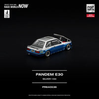 Thumbnail for PRE-ORDER Pop Race 1:64 BMW PANDEM E30 SILVER NEW TOOLING