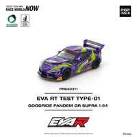 Thumbnail for PRE-ORDER Pop Race 1:64 Goodride Pandem Toyota GR Supra EVA RT Test Type 01
