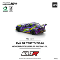 Thumbnail for PRE-ORDER Pop Race 1:64 Goodride Pandem Toyota GR Supra EVA RT Test Type 01