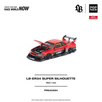 Thumbnail for PRE-ORDER Pop Race 1:64 LB-ER34 Super Silhouette Red