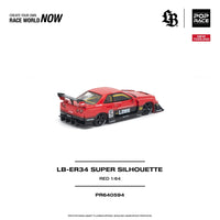 Thumbnail for PRE-ORDER Pop Race 1:64 LB-ER34 Super Silhouette Red