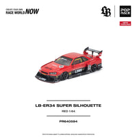 Thumbnail for PRE-ORDER Pop Race 1:64 LB-ER34 Super Silhouette Red