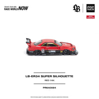 Thumbnail for PRE-ORDER Pop Race 1:64 LB-ER34 Super Silhouette Red