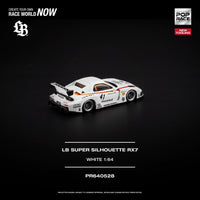 Thumbnail for PRE-ORDER Pop Race 1:64 LB SUPER SILHOUETTE RX7 FD3S WHITE NEW TOOLING