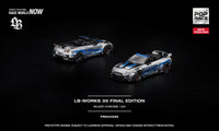 Thumbnail for PRE-ORDER Pop Race 1:64 LB-WORKS 35 FINAL EDITION SILVER CHROME NEW TOOLING