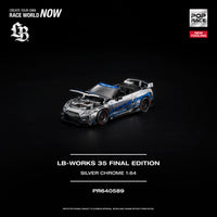 Thumbnail for PRE-ORDER Pop Race 1:64 LB-WORKS 35 FINAL EDITION SILVER CHROME NEW TOOLING