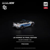 Thumbnail for PRE-ORDER Pop Race 1:64 LB-WORKS 35 FINAL EDITION SILVER CHROME NEW TOOLING