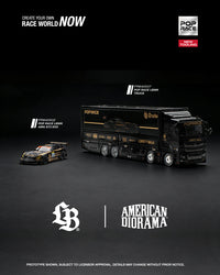 Thumbnail for PRE-ORDER Pop Race 1:64 LBWK TRUCK BLACK NEW TOOLING