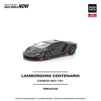 Thumbnail for PRE-ORDER Pop Race 1:64 Lamborghini CENTENARIO CARBON RED