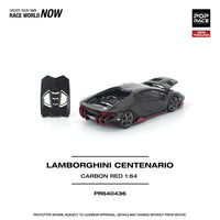 Thumbnail for PRE-ORDER Pop Race 1:64 Lamborghini CENTENARIO CARBON RED