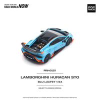 Thumbnail for PRE-ORDER Pop Race 1:64 Lamborghini Huracan STO Blu Laufey/Arancio Xanto