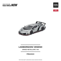 Thumbnail for PRE-ORDER Pop Race 1:64 Lamborghini Veneno Grigio Metalluro