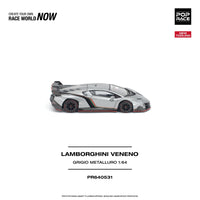 Thumbnail for PRE-ORDER Pop Race 1:64 Lamborghini Veneno Grigio Metalluro