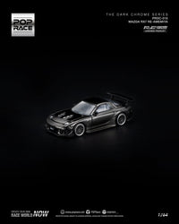 Thumbnail for PRE-ORDER Pop Race 1:64 MAZDA RX-7 RE-AMEMIYA DARK CHROME