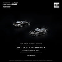 Thumbnail for PRE-ORDER Pop Race 1:64 MAZDA RX-7 RE-AMEMIYA DARK CHROME