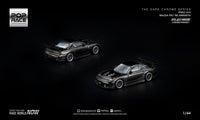 Thumbnail for PRE-ORDER Pop Race 1:64 MAZDA RX-7 RE-AMEMIYA DARK CHROME